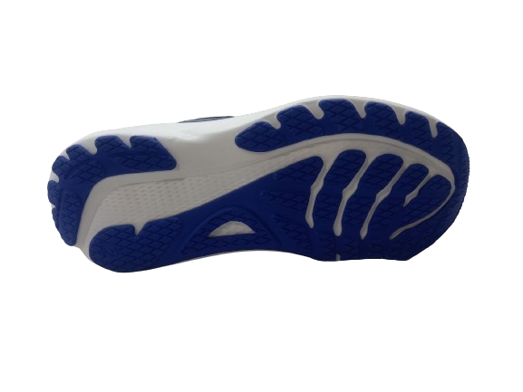 کتونی آسیکس ژل کایانو ۳۰ مشکی آبی نمای زیره