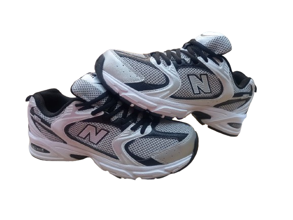 کتونی نیو بالانس ۵۳۰ طوسی مشکی نمای کلی