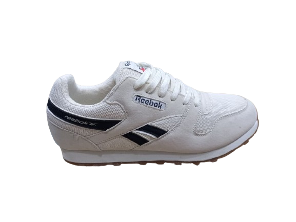 کتونی ریبوک کلاسیک سفید شیری نمای بیرونی