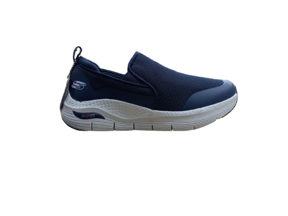 کفش اسکیچرز راحتی سورمهای بدون بند نمای کلی