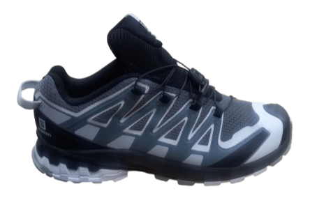 کتونی سالامون ایکس پرو طوسی نمای کناری بیرونی