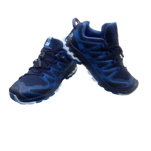 کتونی سالامون ایکس پرو آبی کاربنی نمای کلی