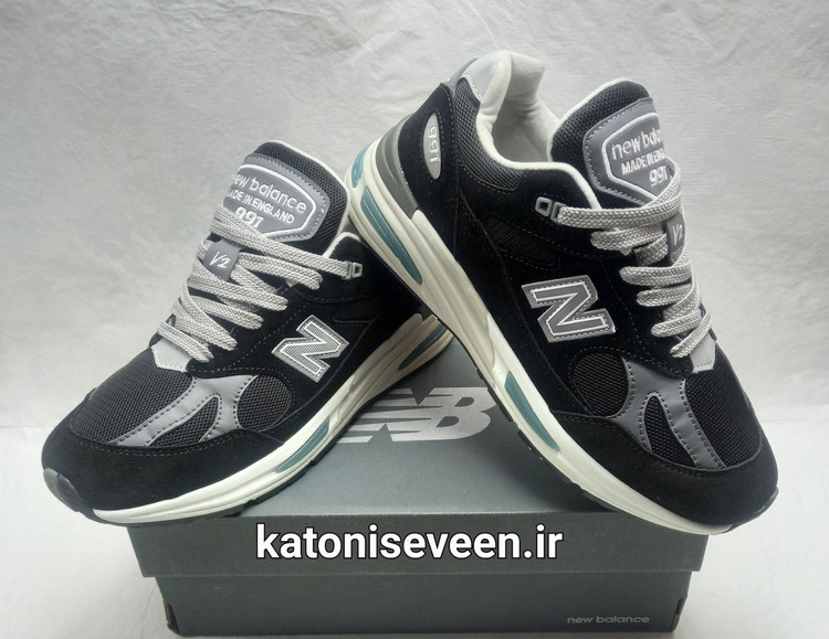 کتونی نیو بالانس 991 وسط دوخت مشکی نمای کلی سایز 40 تا 45 اصلی وارداتی ویتنامی