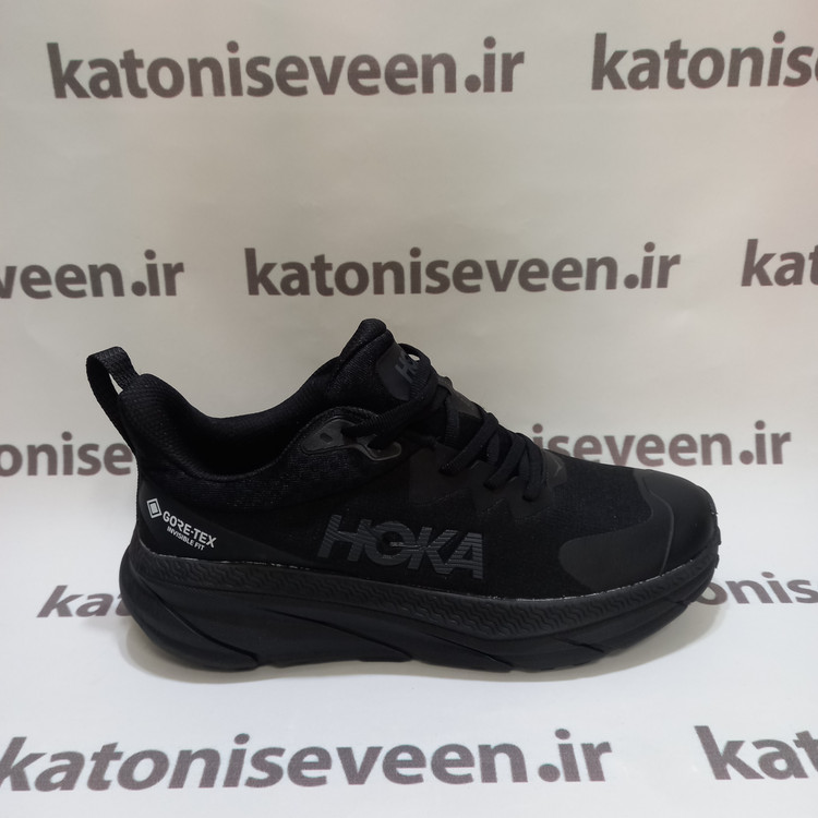 کتونی هوکا چلنجر 7 گورتکس مشکی نمای کناری بیرونی سایز 40 تا 45 اصلی وارداتی ویتنامی