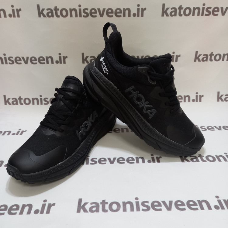 کتونی هوکا چلنجر 7 گورتکس مشکی نمای کلی سایز 40 تا 45 اصلی وارداتی ویتنامی