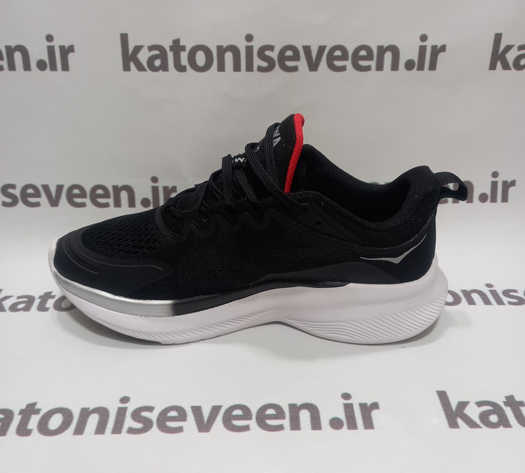 کتونی هوکا سولیمار مشکی قرمز نمای داخلی