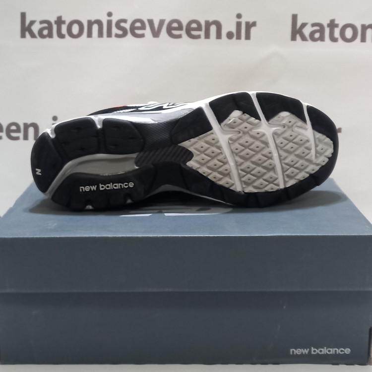 زیره کتونی نیو بالانس ۹۹۰ طوسی نارنجی ضد سایش اورجینال