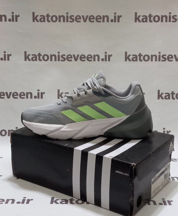 کتونی آدیداس آدی استار طوسی سبز نمای داخلی