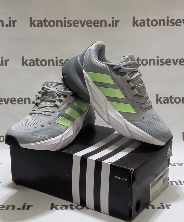 کتونی آدیداس آدی استار طوسی سبز نمای کلی