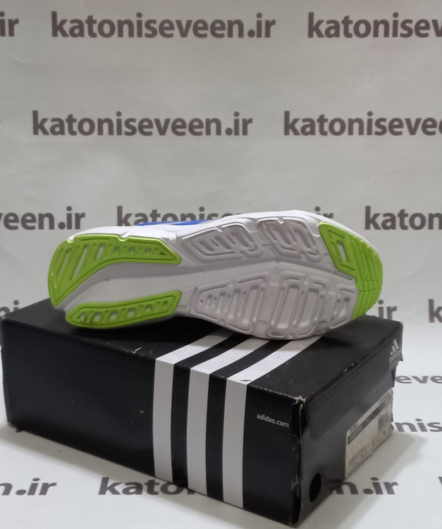 کتونی آدیداس آدی استار طوسی آبی نمای زیره