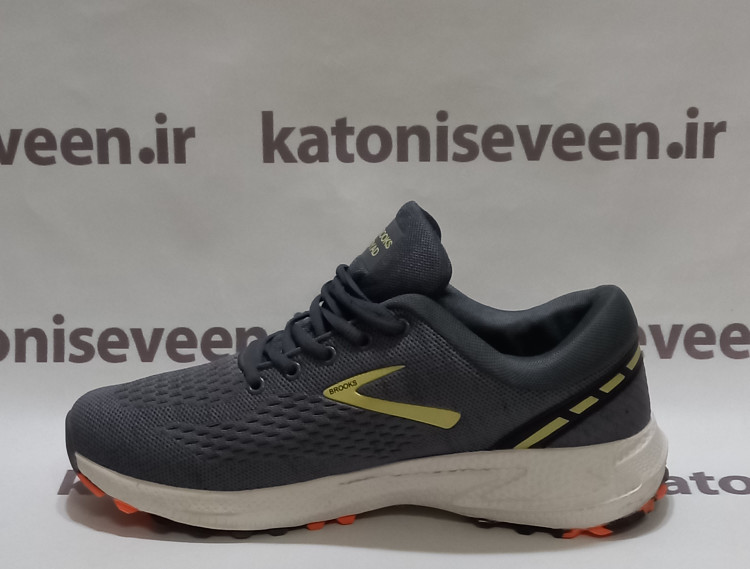 کتونی بروکس دیاد طوسی نمای داخلی