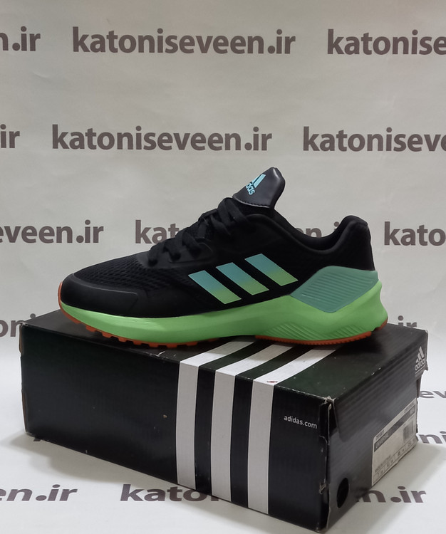 کتونی آدیداس اکومنت مشکی نمای داخلی