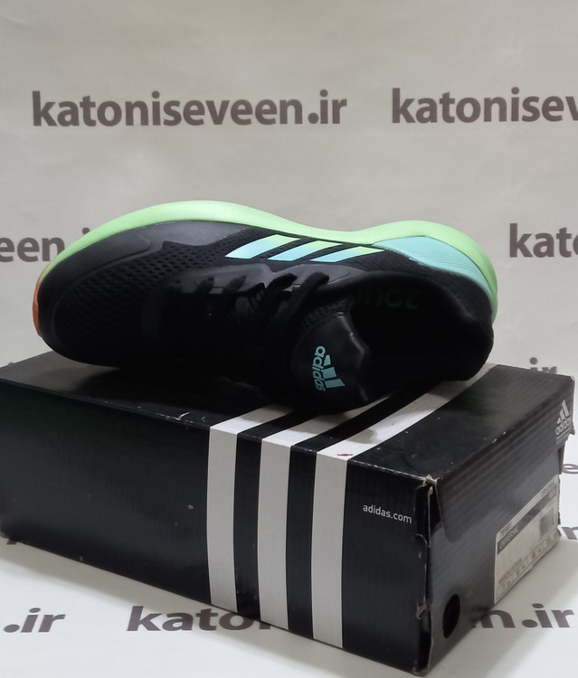 کتونی آدیداس اکومنت مشکی نمای بالا