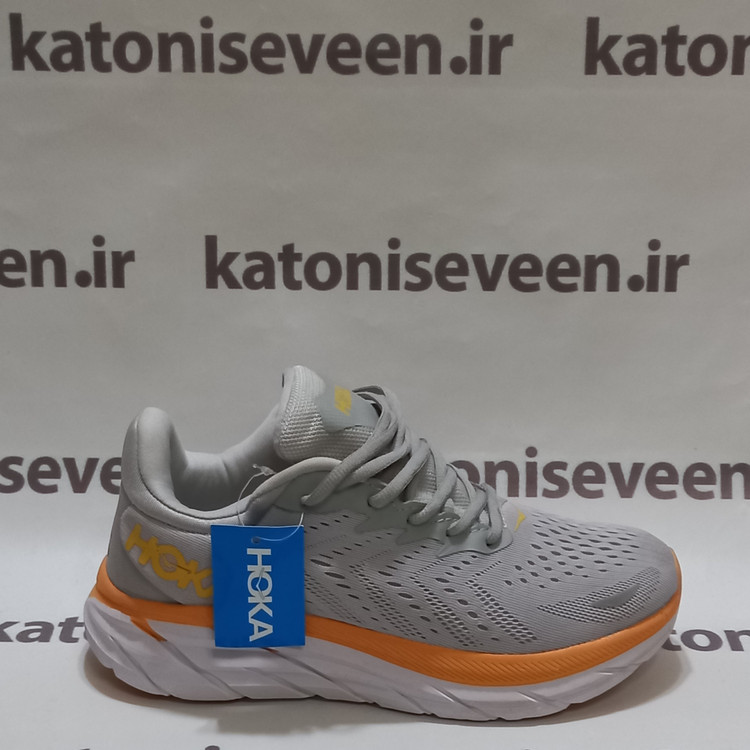 کتونی هوکا کلیفتون ۸ روشن نمای کناری بیرونی سایز ۴۰ تا ۴۵