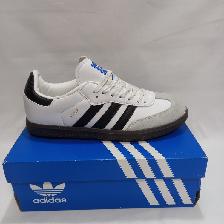 کتونی آدیداس سامبا OG رنگ سفید مشکی وارداتی سایزبندی 37 تا 45